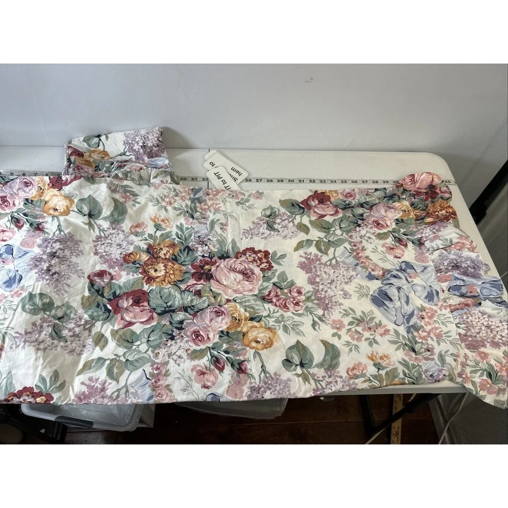 Vintage RALPH LAUREN ALLISON FLORAL 6PC KING SHEET‎ SET flat/fitted / shams